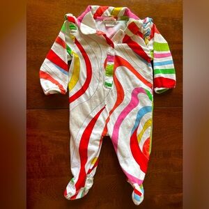 Emilio Pucci - 6M Pajama w/ shoulder frills